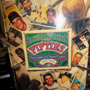 VINTAGE BASEBALL CARDS OF THE FIFTIES HB TABLE  TOP BOOK